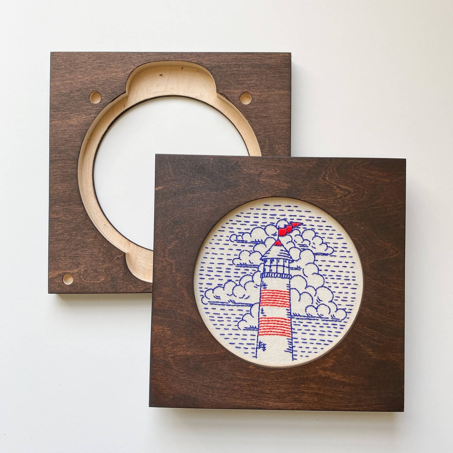 Modern Embroidery Hoop Frame for 6" Hoops