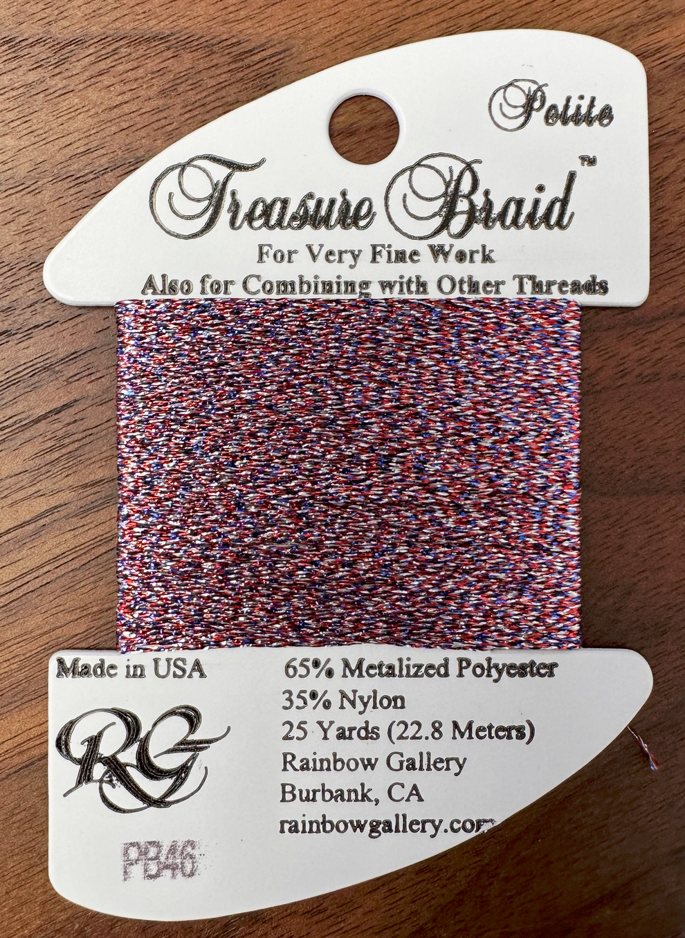 Treasure Braid Petite – Thread the Needle Stitchery LLC