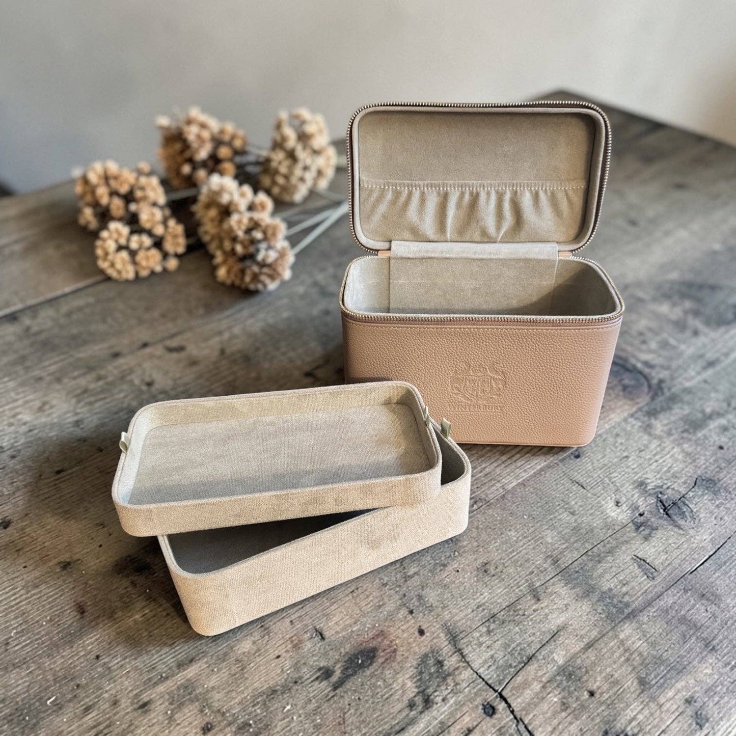 WinterBury Double Tray Needlework Sewing Case