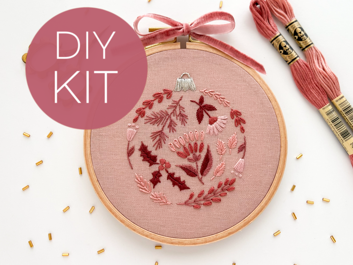 Christmas Bauble Embroidery Kit