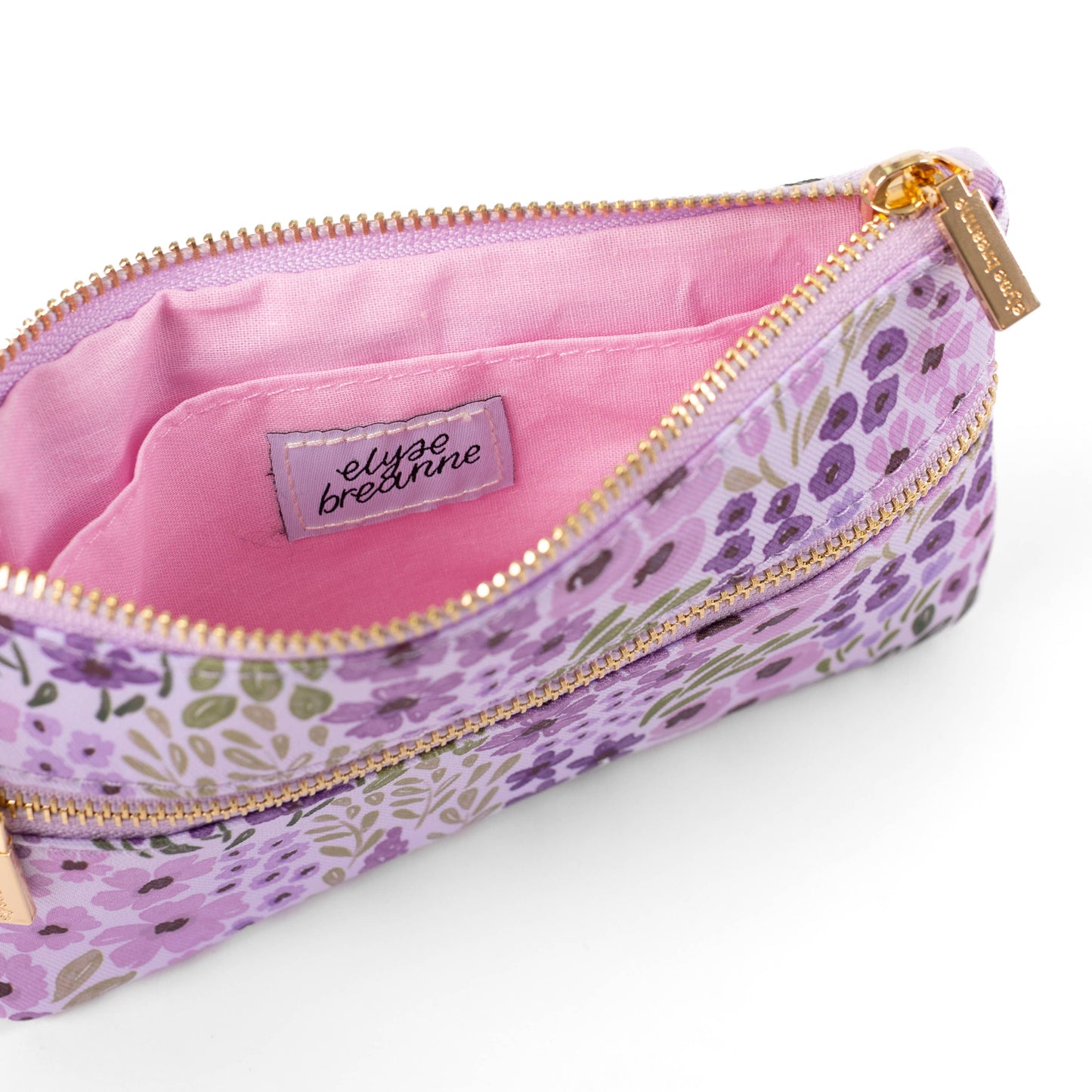 Lilac Floral Pouch