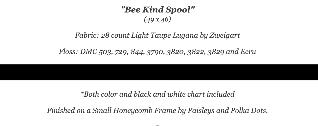 Bee Kind Spool
