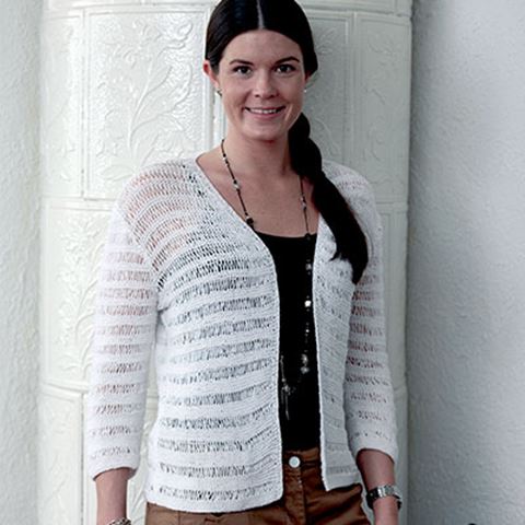 Extended Stitch Knit Cardigan Pattern