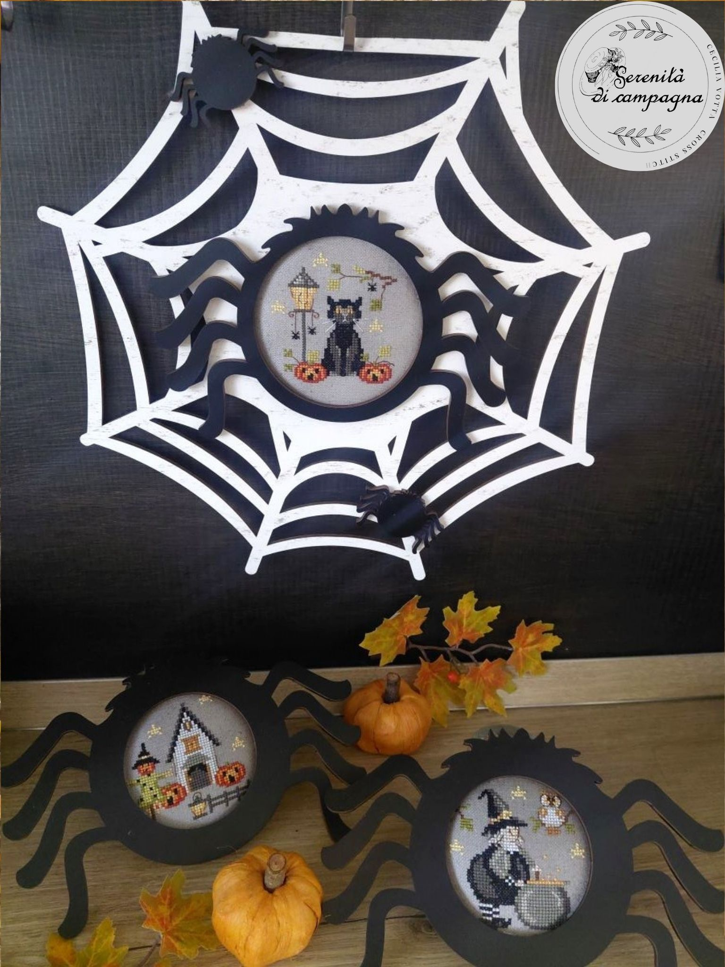 Decori tris Halloween 2 (3 Halloween Ornaments 2)