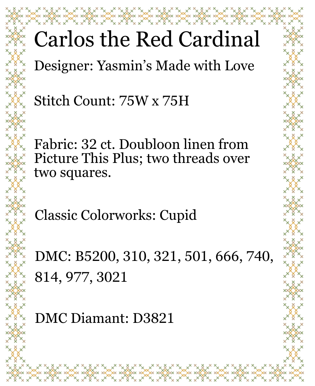 Carlos the Red Cardinal