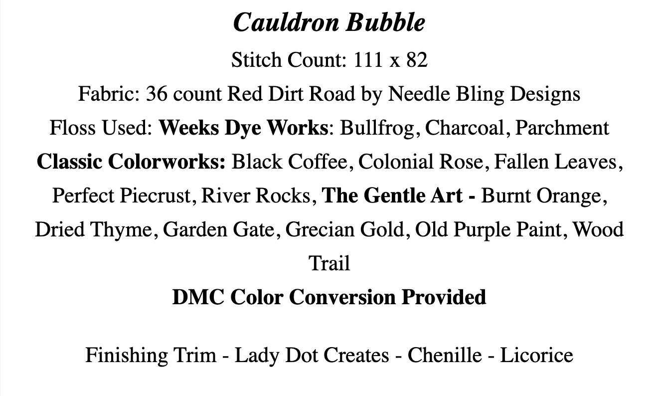 Cauldron Bubble