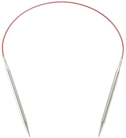 ChiaGoo Red Lace Stainless Circular Knitting Needle 16"