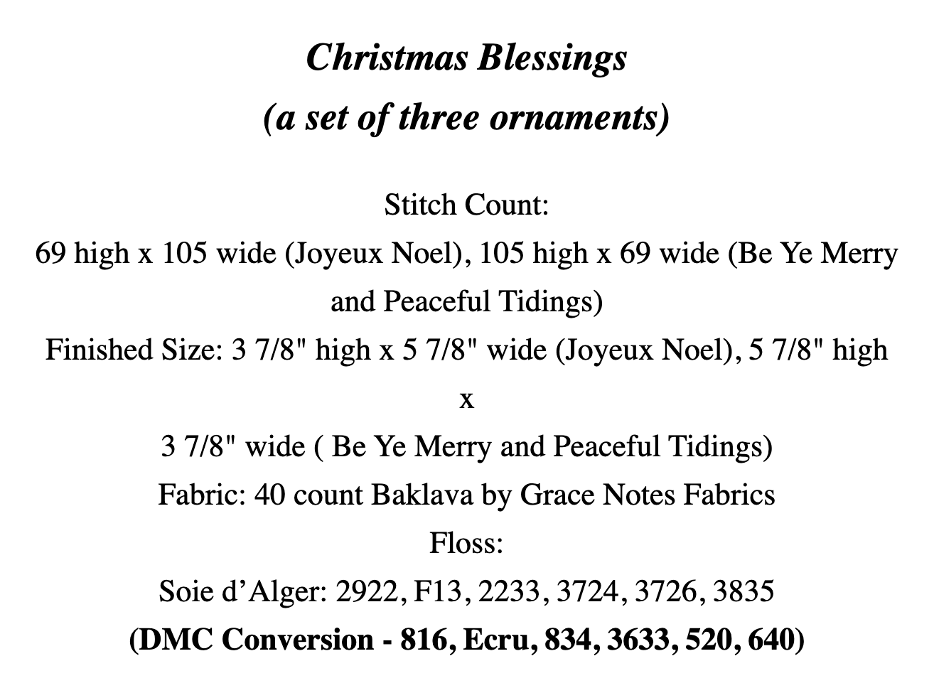Christmas Blessings