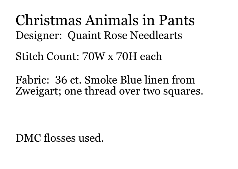 Christmas Animals In Pants