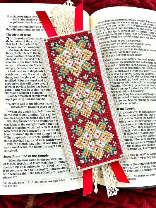 Christmas Tapestry Bookmark