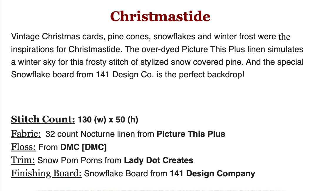 Christmastide