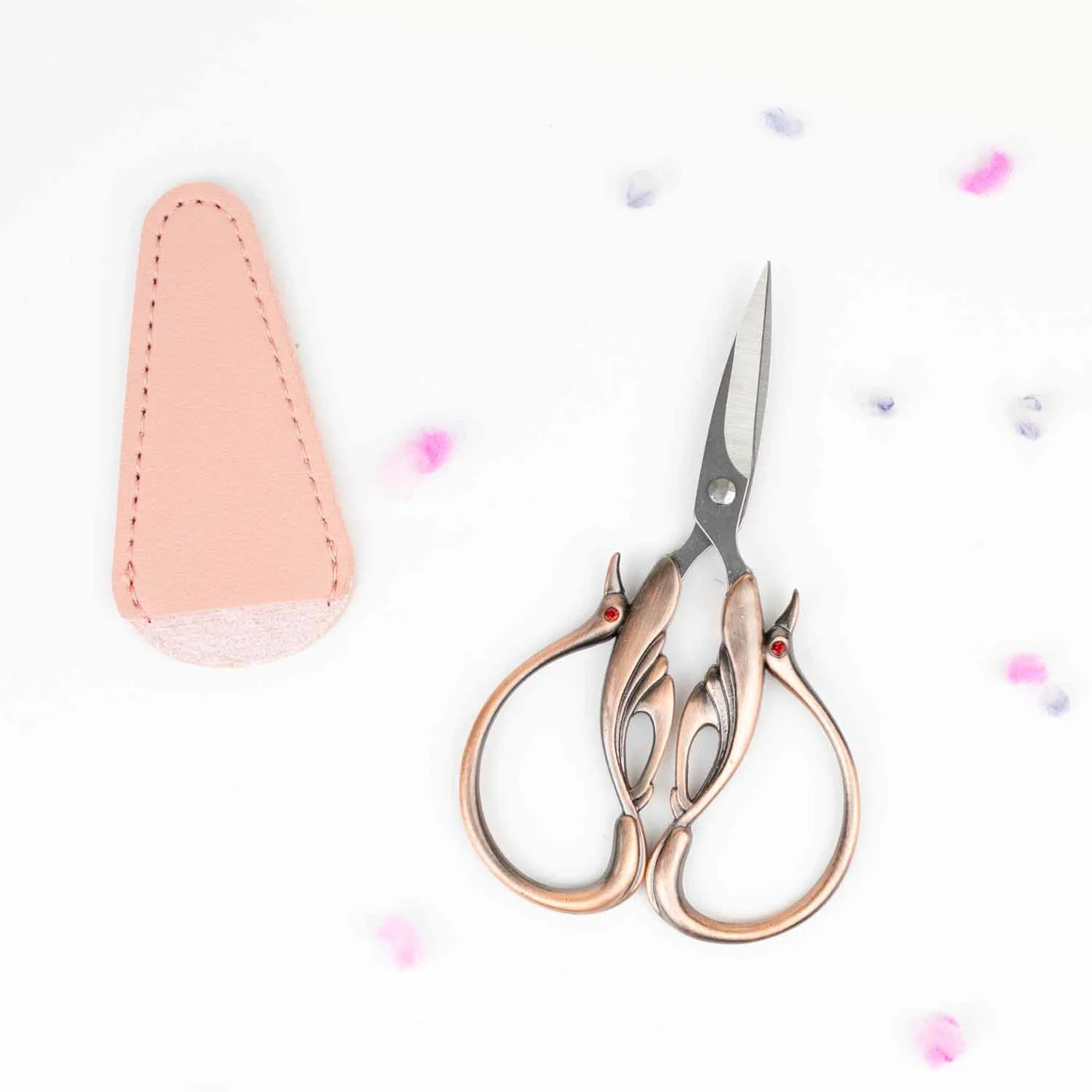 Copper Swan Embroidery Scissors