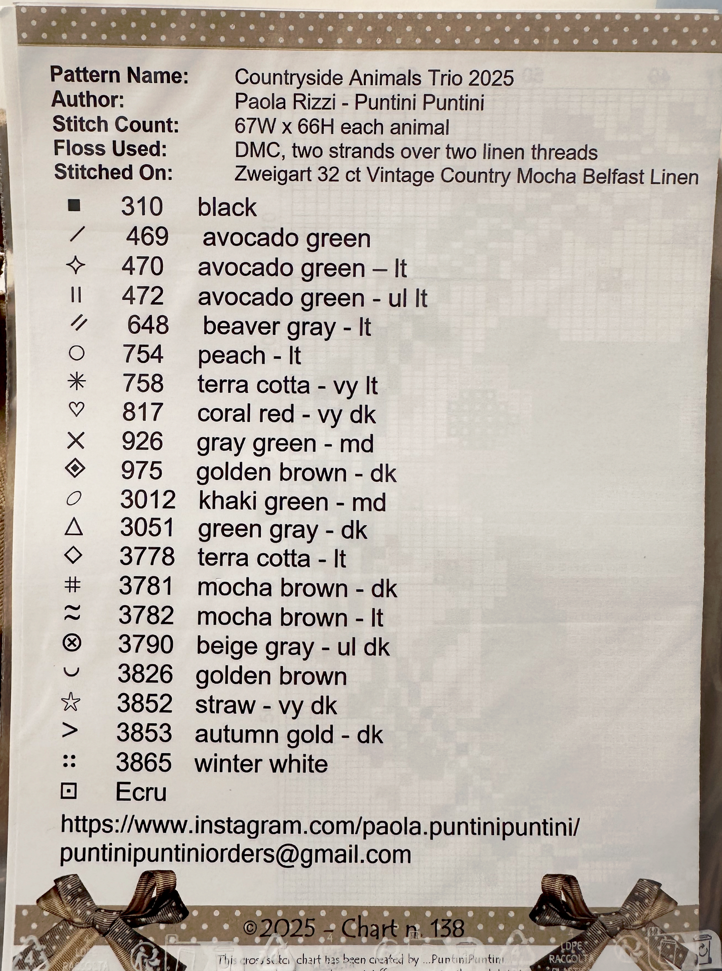 Countryside Animals Trio