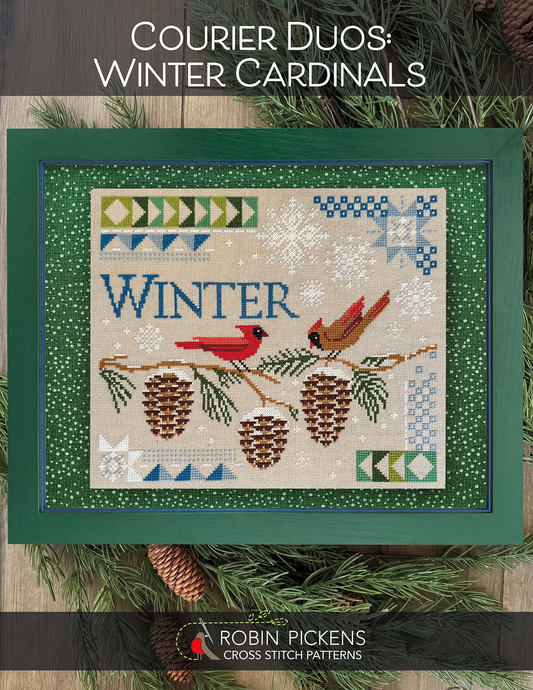 Courier Duos: Winter Cardinals