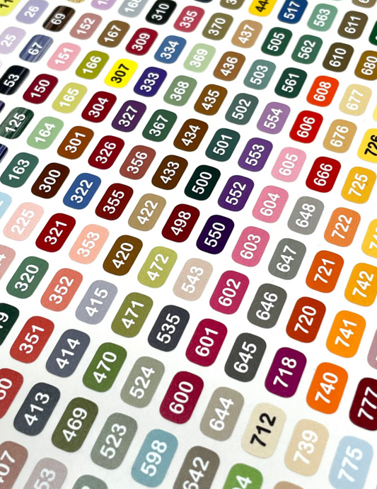 DMC Mini Vinyl Labels