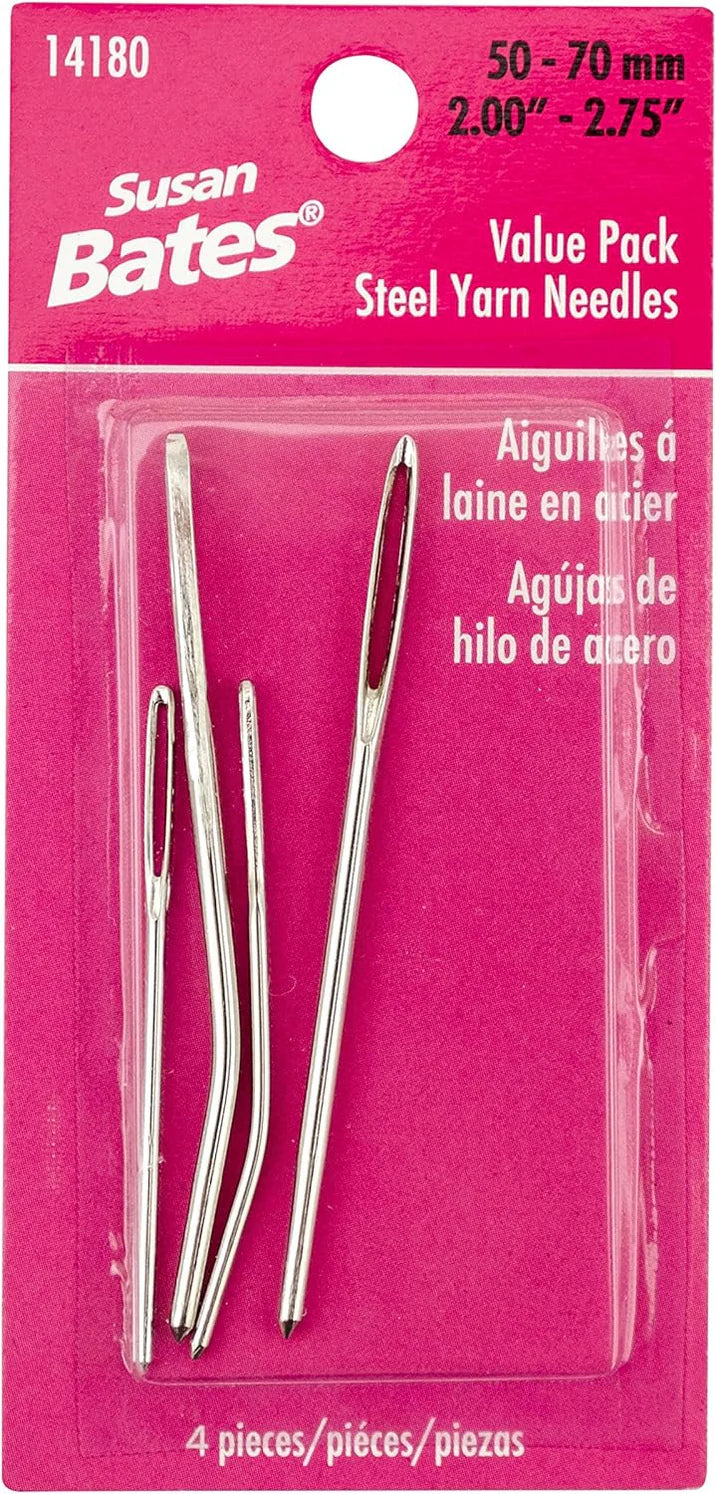 Bent Tip Steel Yarn Needle
