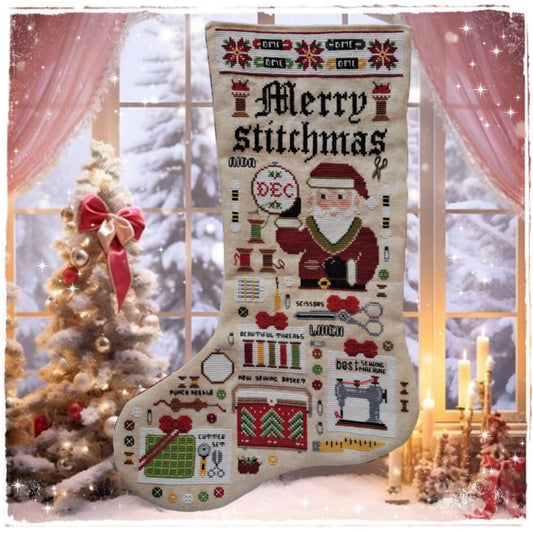 Merry Stitches Christmas Stocking