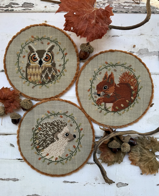 Fall Animals Trio