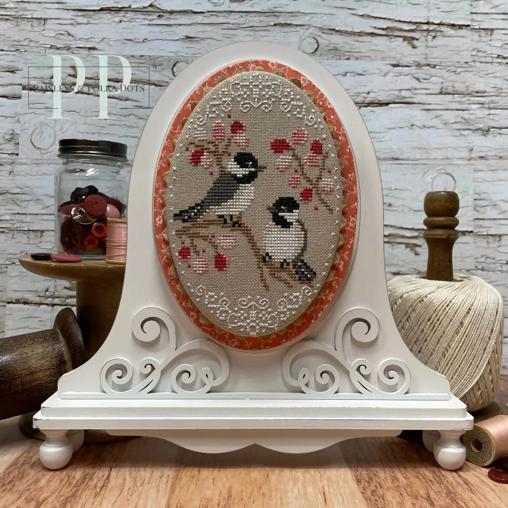 Fleur Oval Cross Stitch Frame