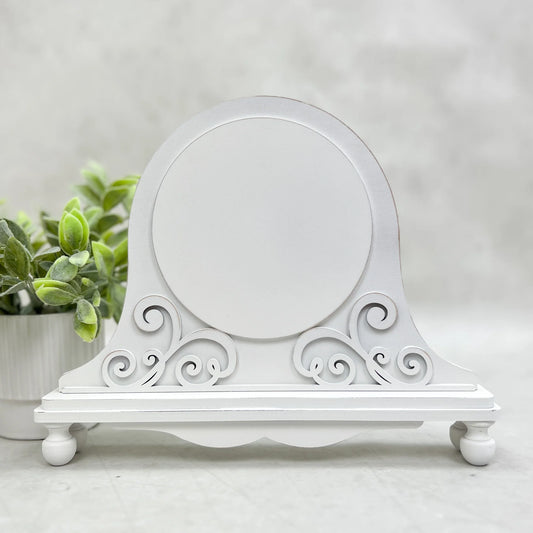 Fleur Round Cross Stitch Display.