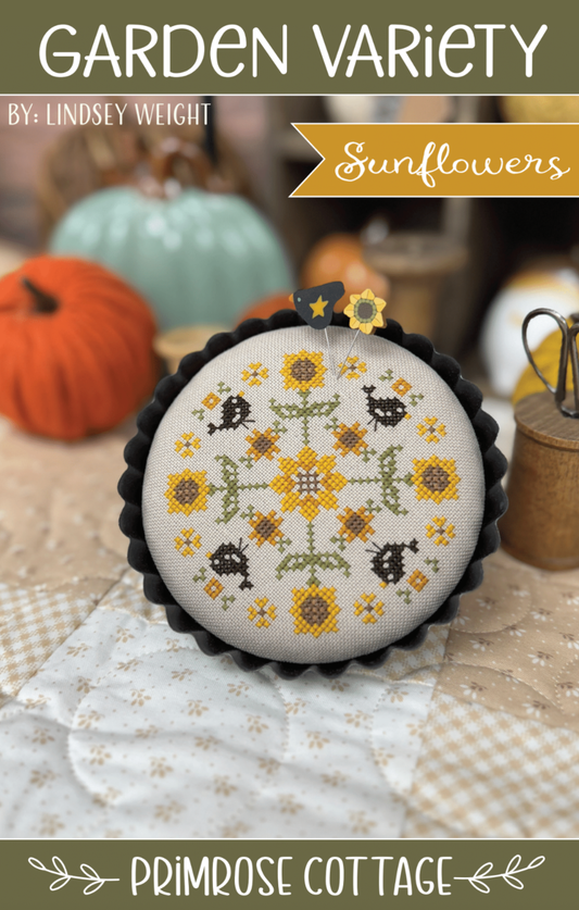 Garden Variety Sunflowers Cross Stitch Kit