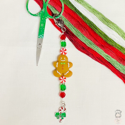 Exclusive Christmas Scissor Fob or Zipper Pull