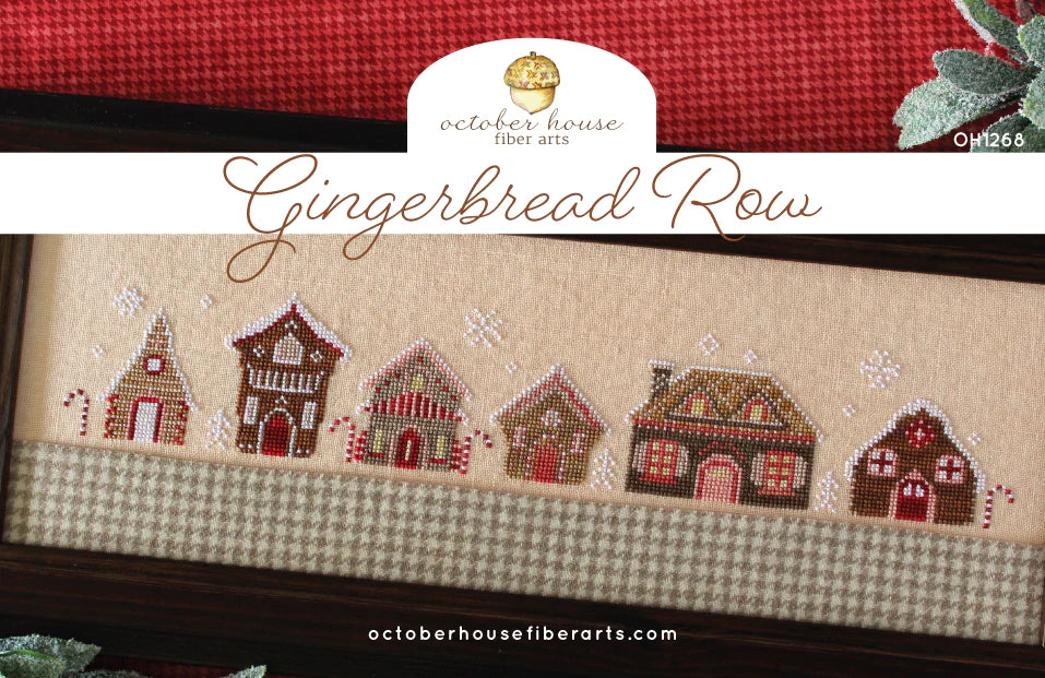 Gingerbread Threading Gingerbread Row – Thread the Needle Stitchery LLC