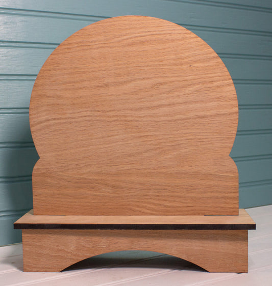 Wooden Snow Globe Backer