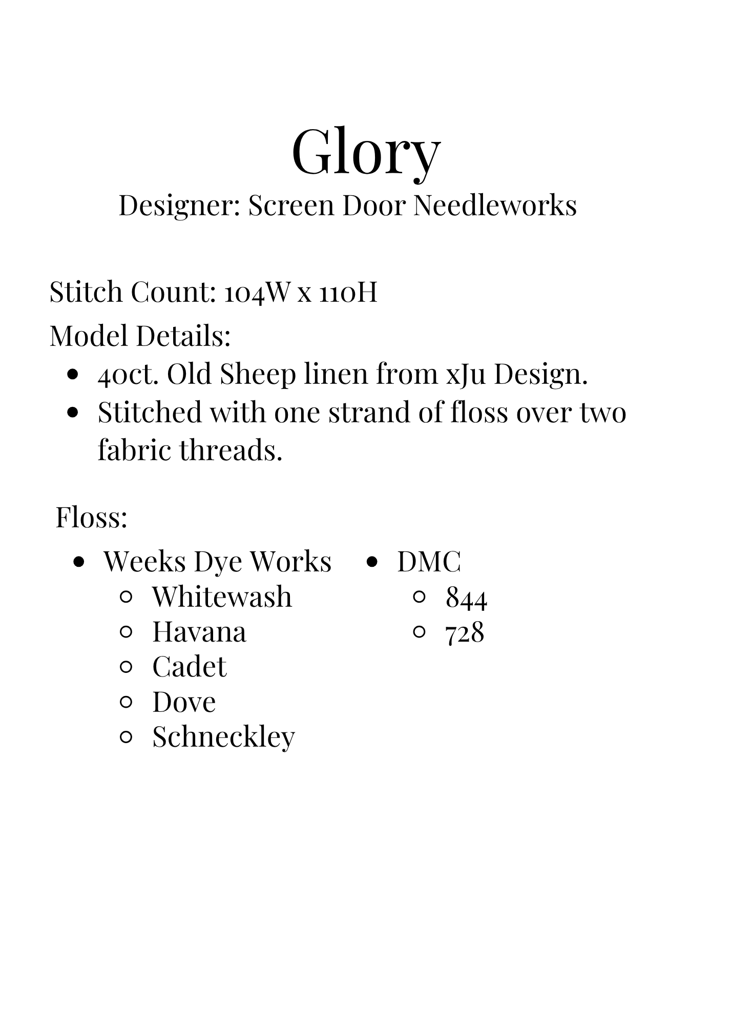 Glory