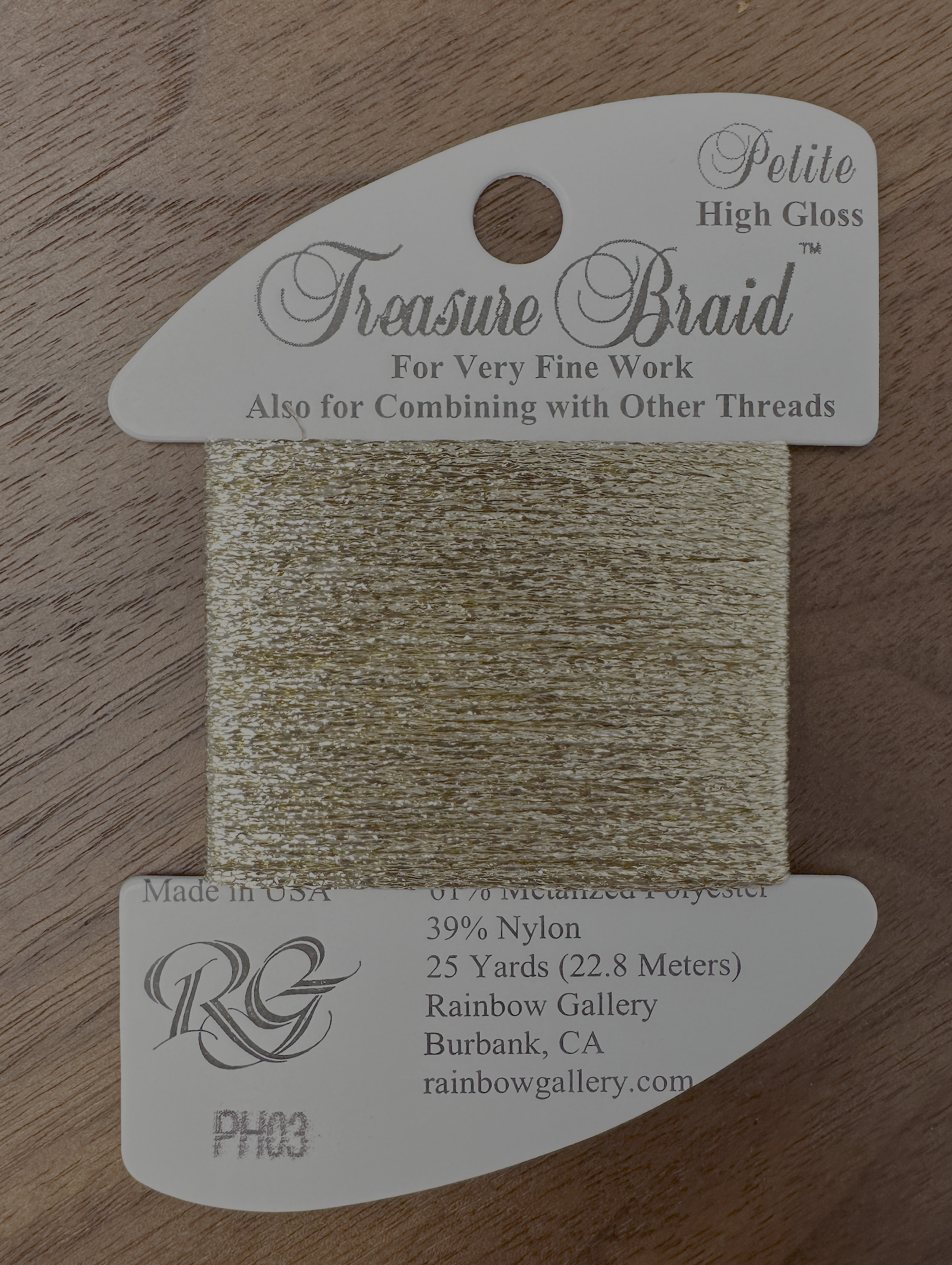 Baid Thread Treasure Braid Petite – Thread the Needle Stitchery LLC