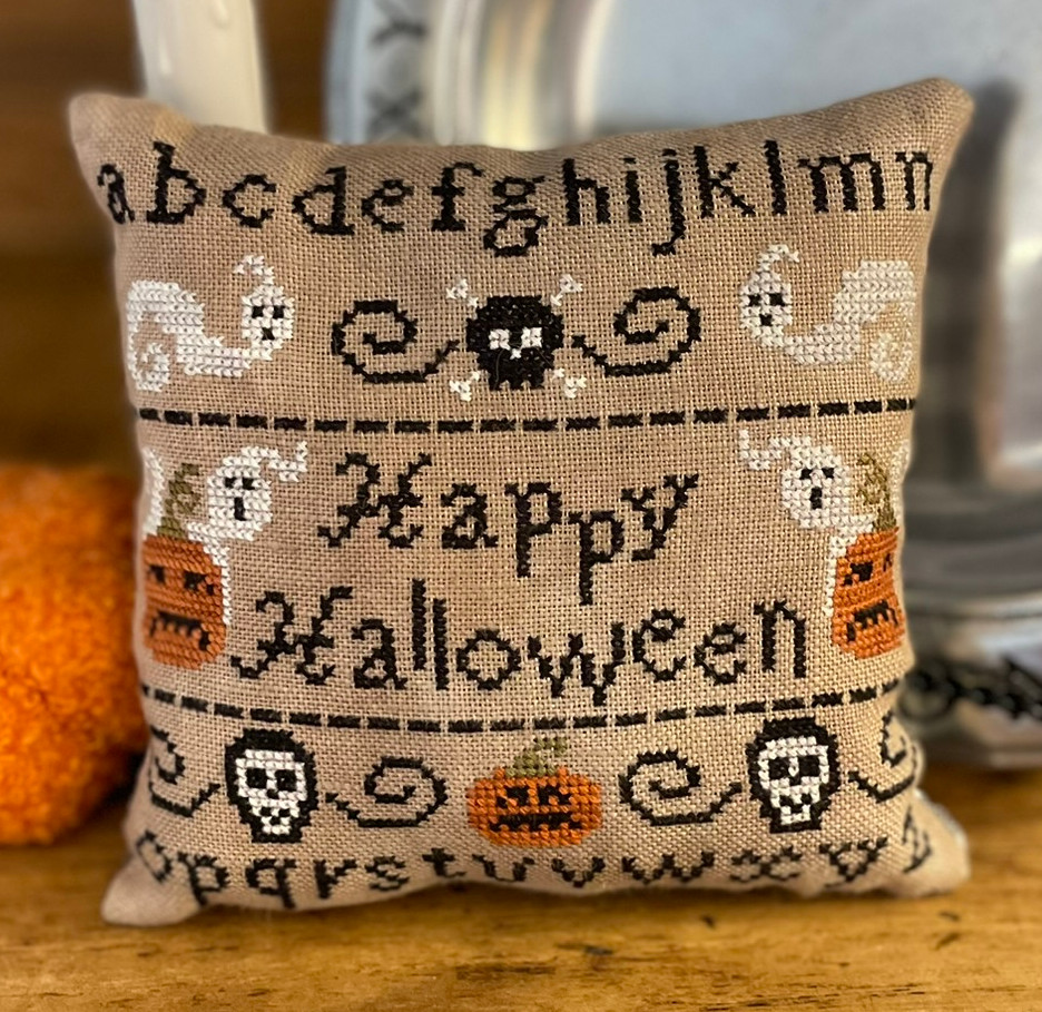 Happy Halloween Sampler Pillow