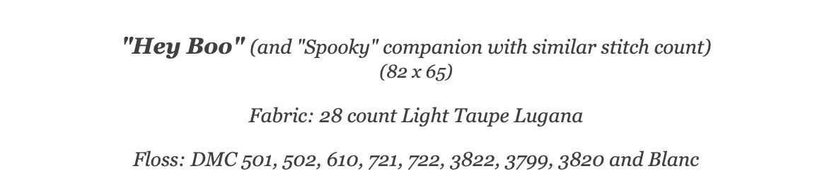 Hey Boo (and "Spooky" companion)