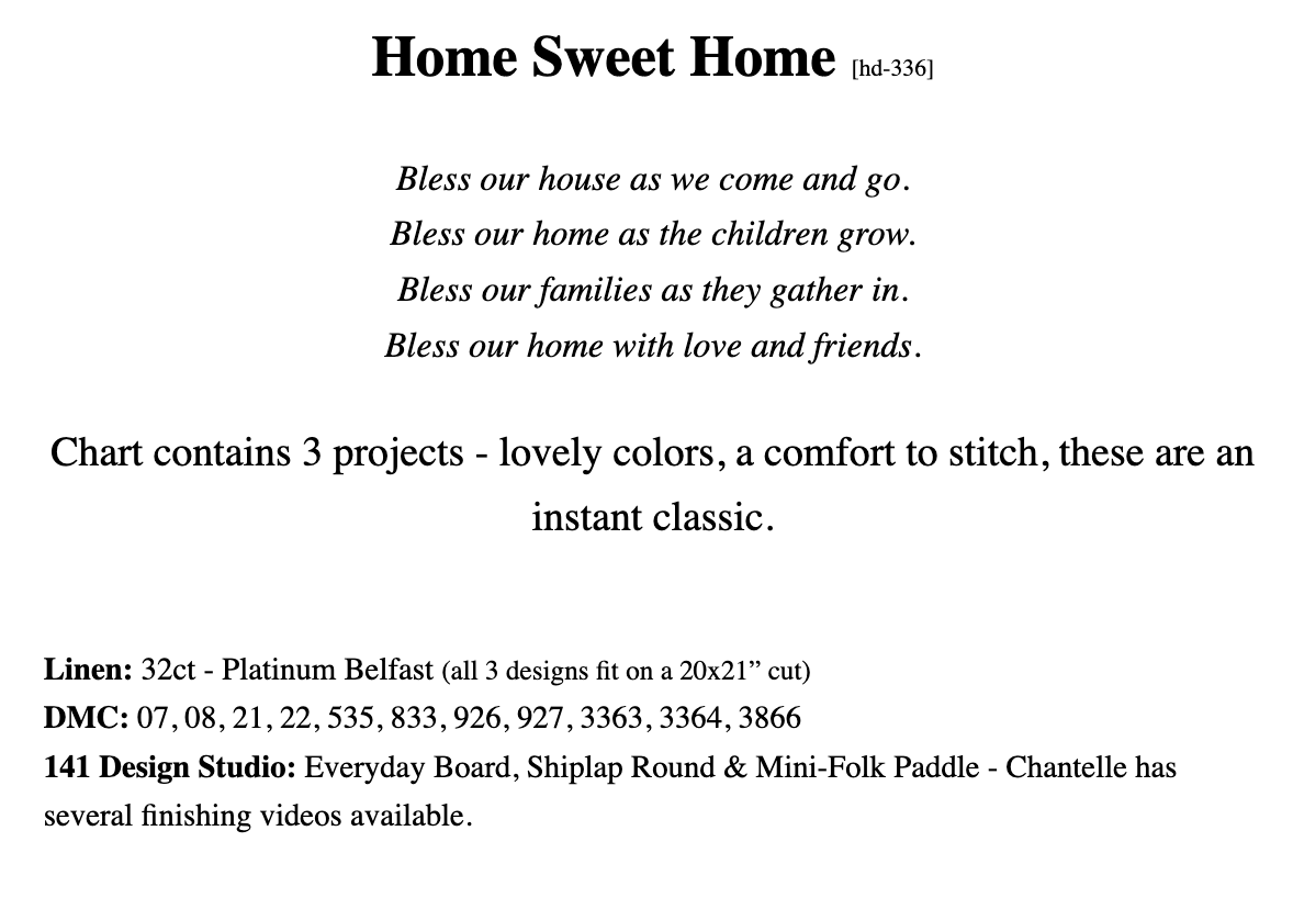 Home Sweet Home