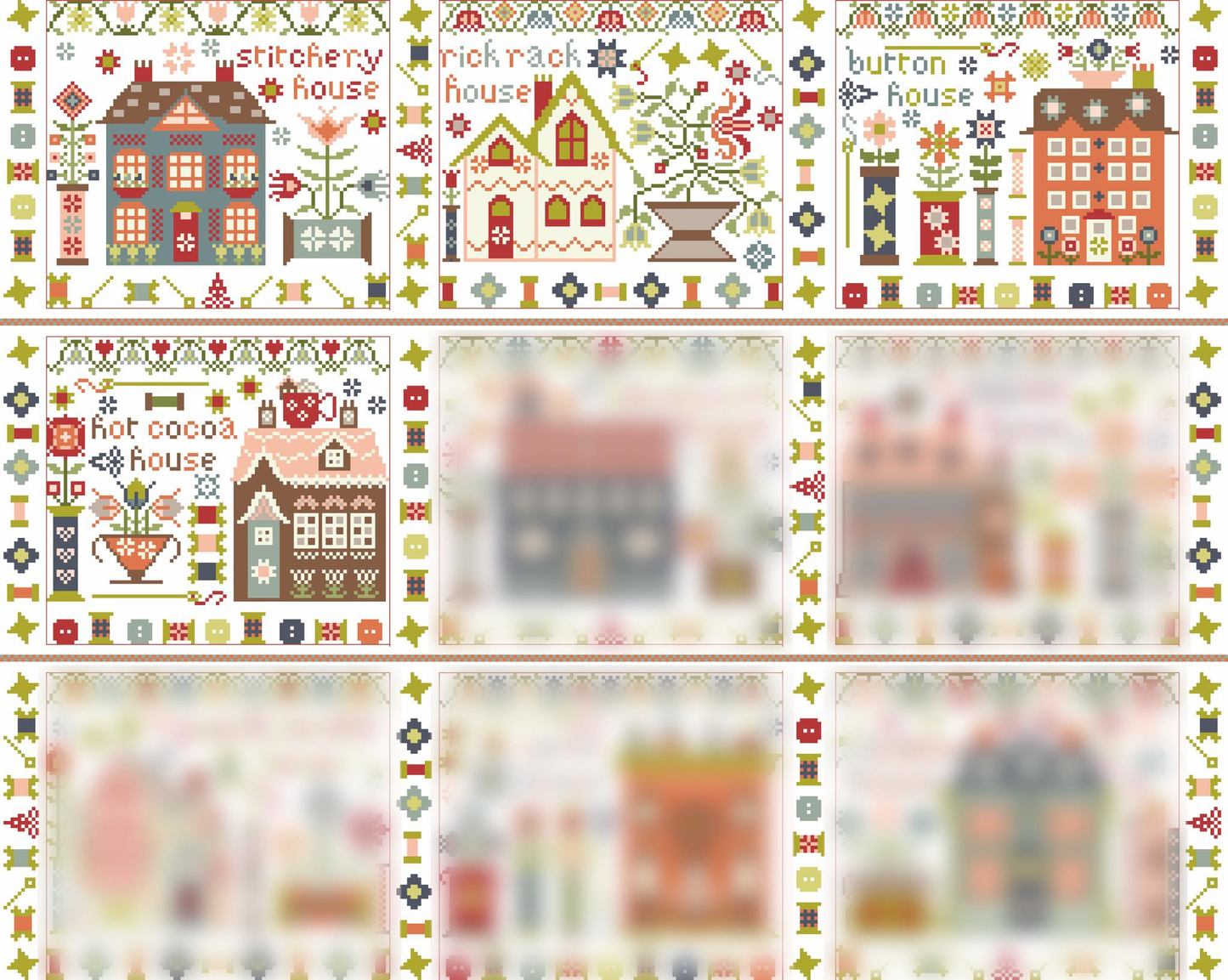 The Houses on Stitchery Lane