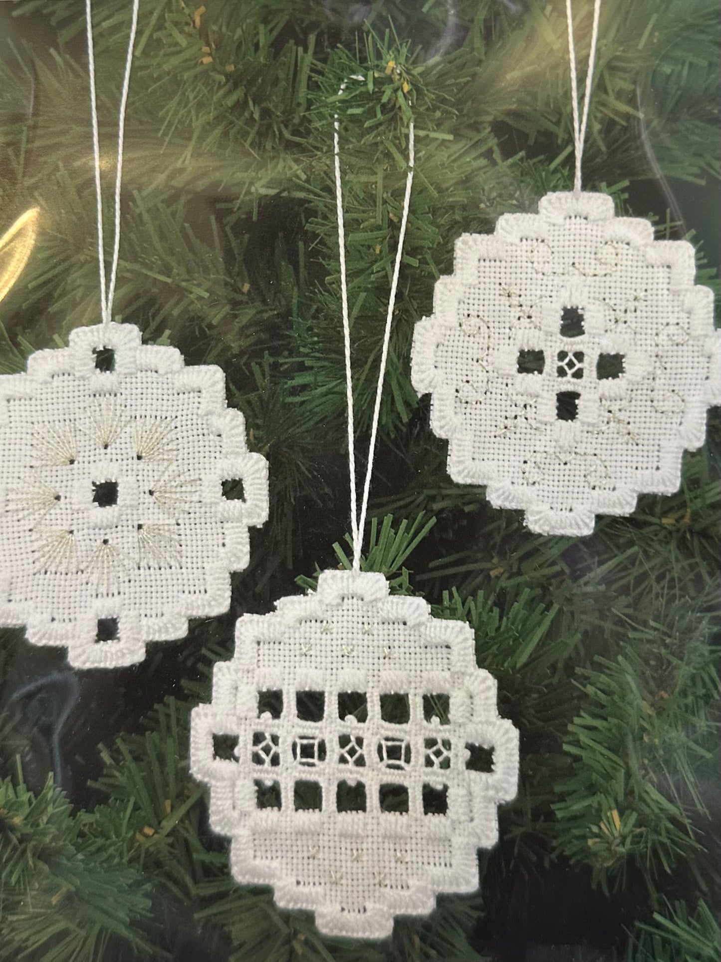 Christmas Bulb Hardanger Ornament Kit