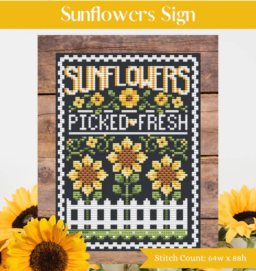 Sunflowers Sign