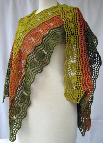 Lace Strips Stole