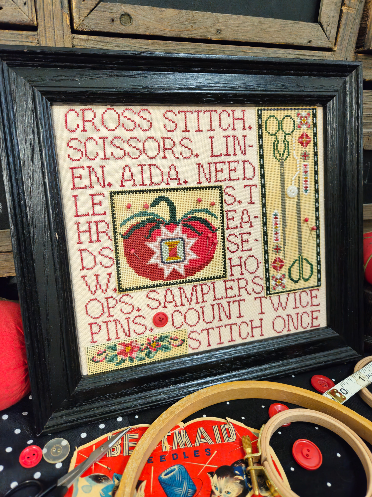 Mixed Media Needle Art: Stitching Paraphenalia