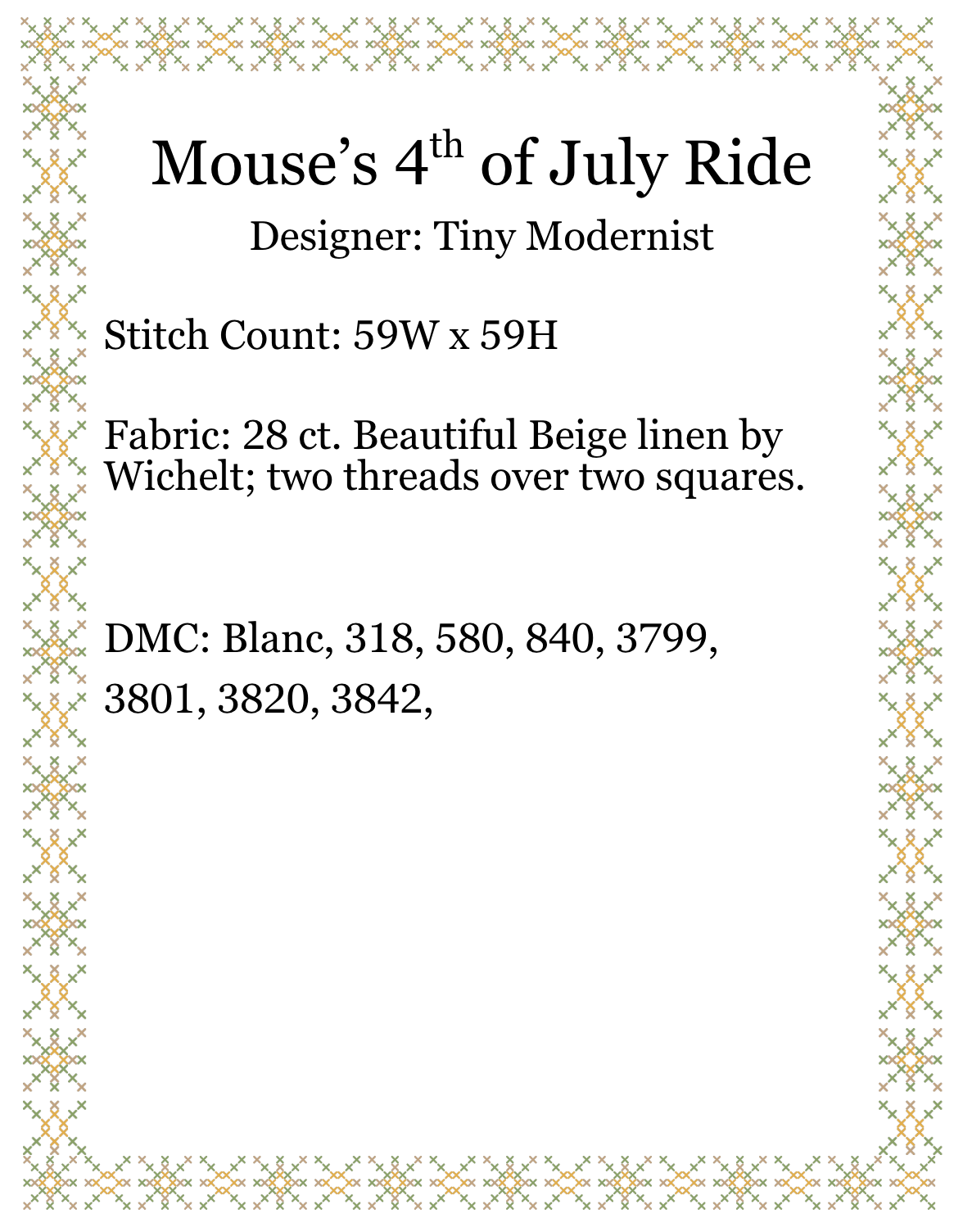 Mouse's 4th of July Ride