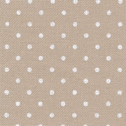 Taupe w/ White Petit Point