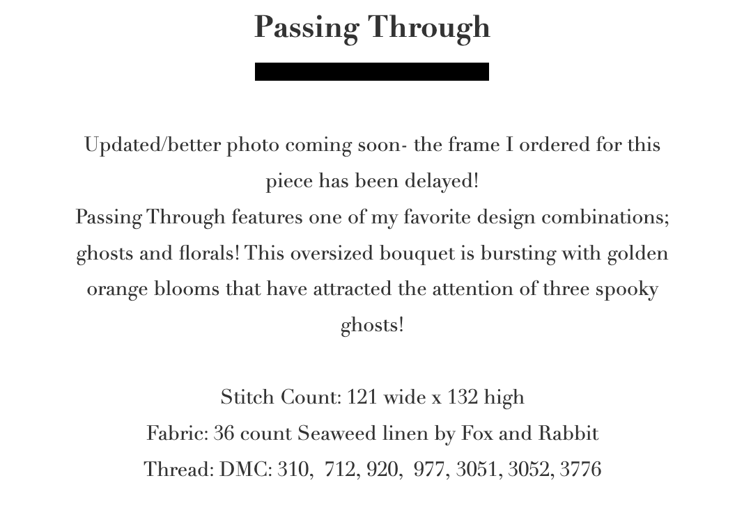 Passing Through