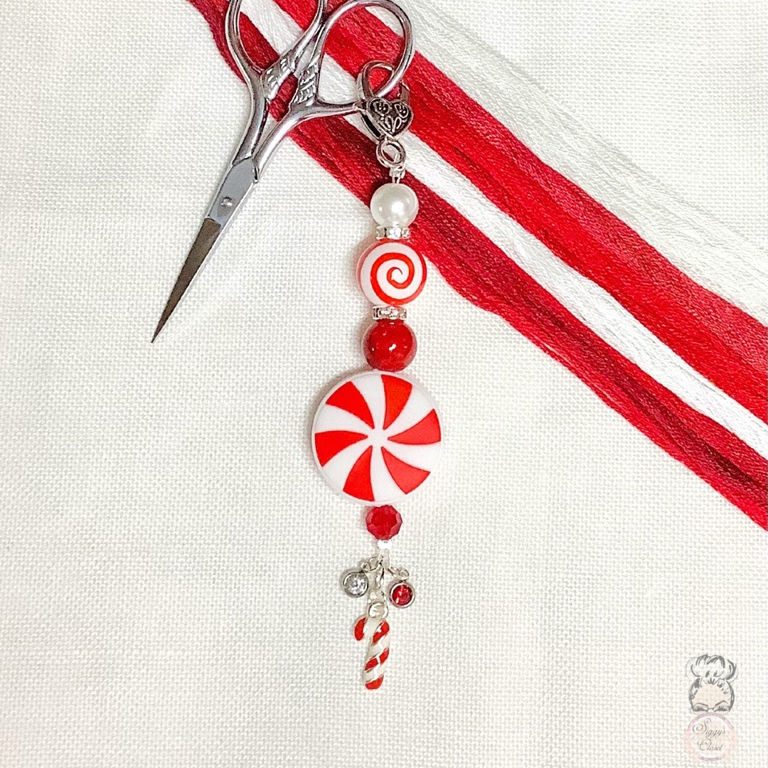 Exclusive Christmas Scissor Fob or Zipper Pull