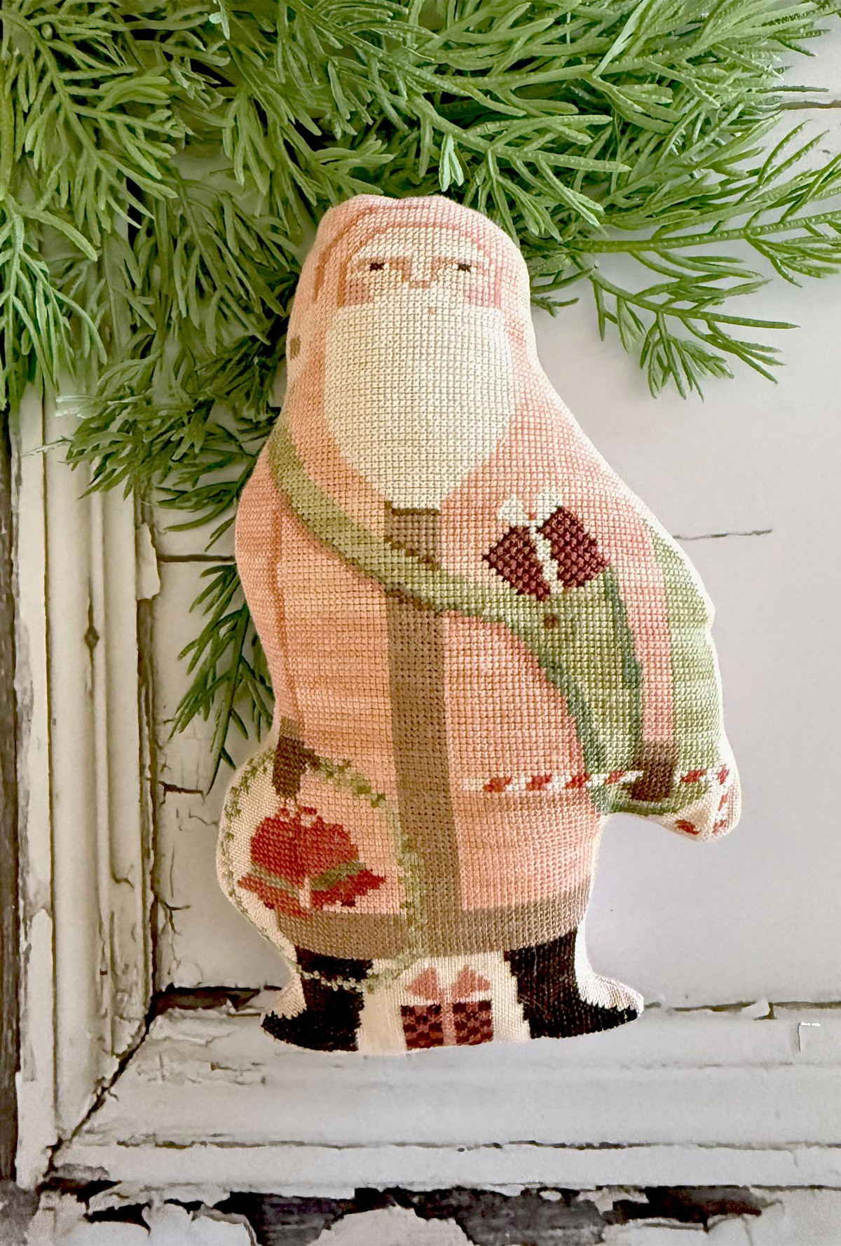 Pink Coat Santa