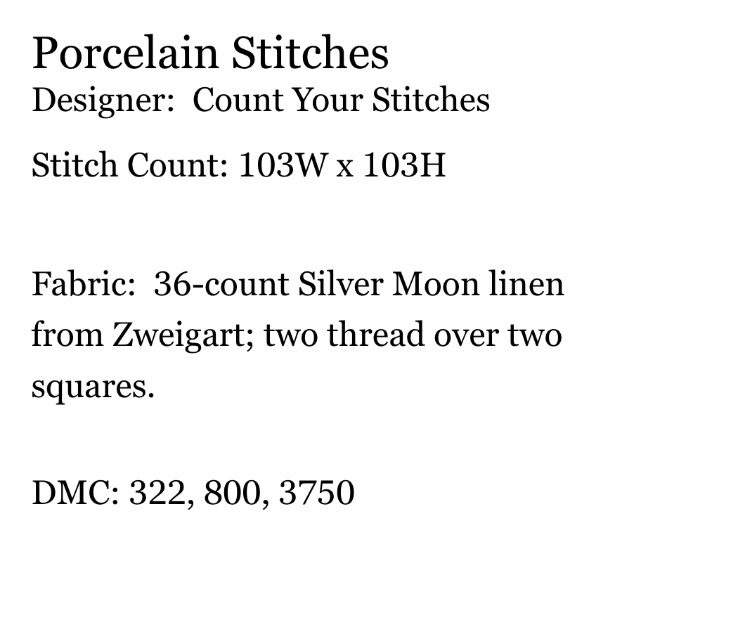 Porcelain Stitches No. 1
