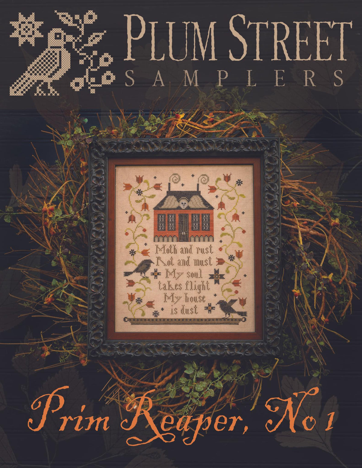 Prim Reaper No. 1 cross stitch pattern by Plum Street Samplers