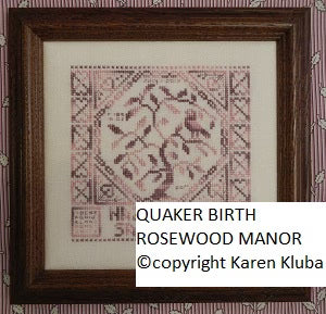 Quaker Birth Sampler