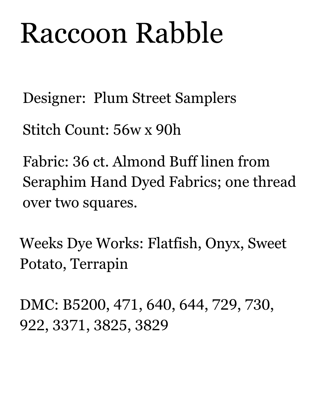 Raccoon Rabble