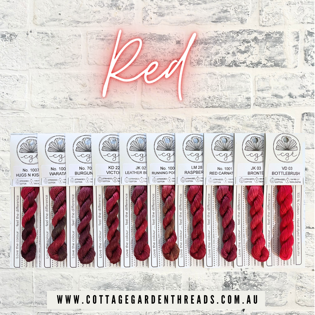 CGT - 6 Ply Cotton Floss - Reds Thread Pack