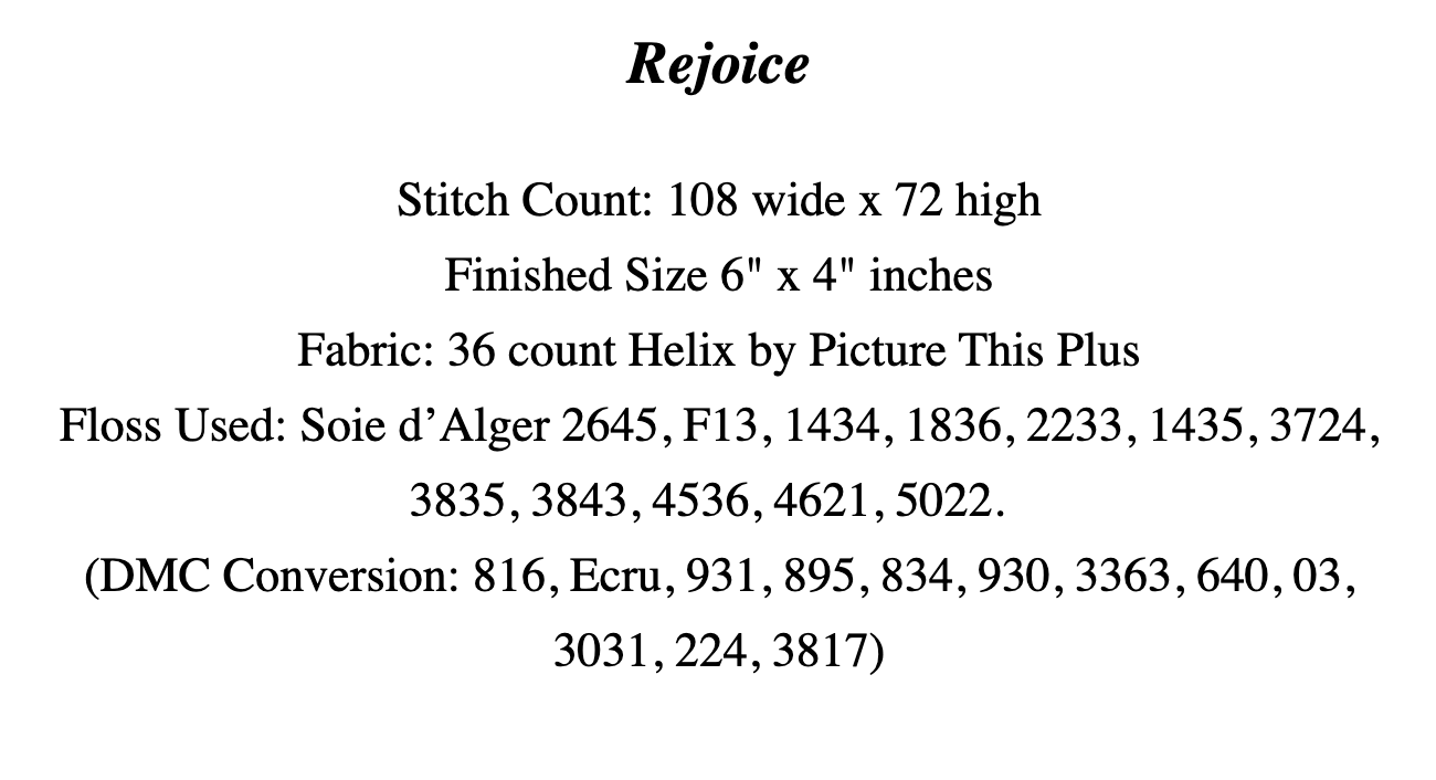 Rejoice
