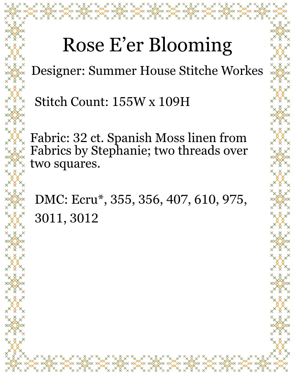 Rose E'er Blooming